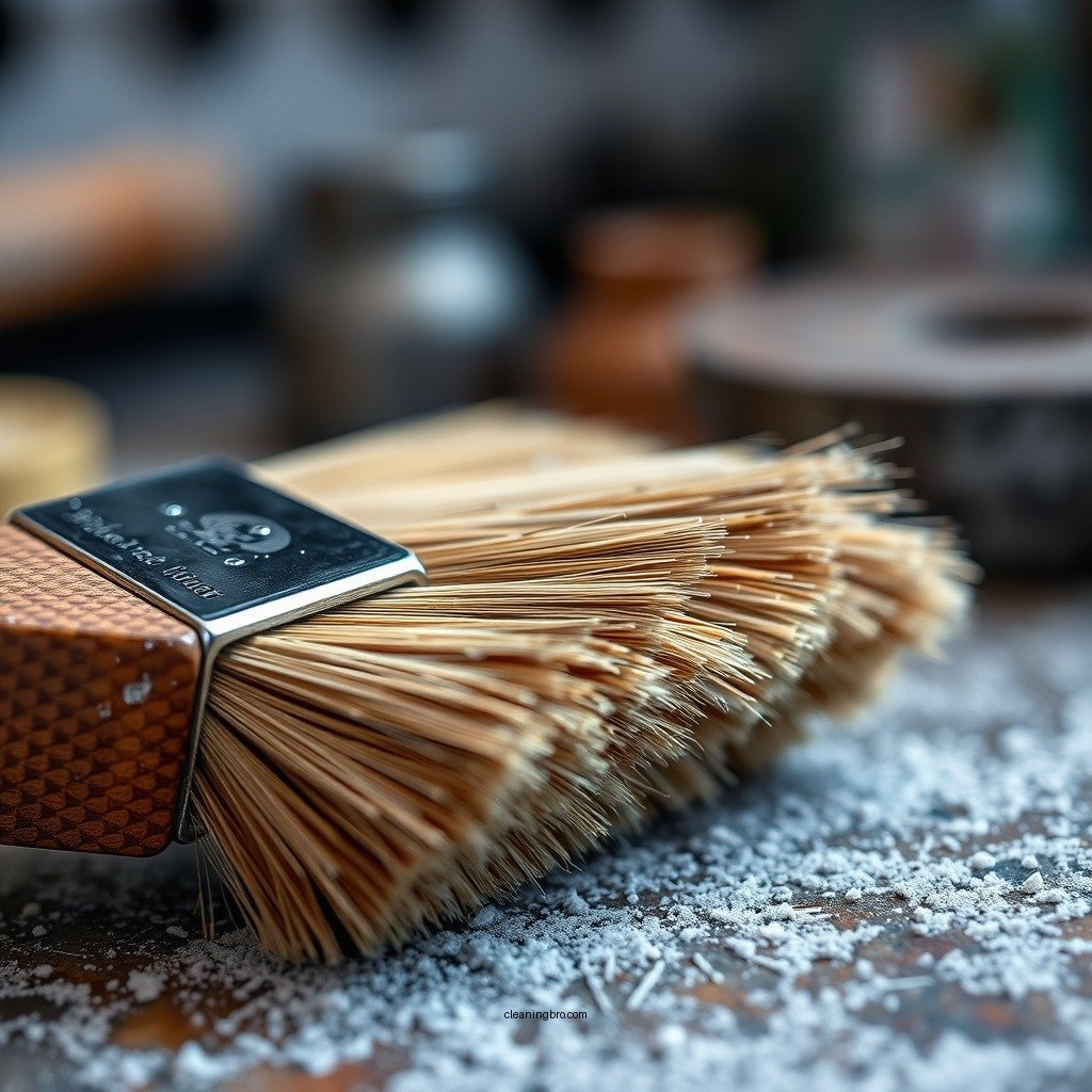 Preparing the Cleaning Area - how to clean a brush with mineral spirits