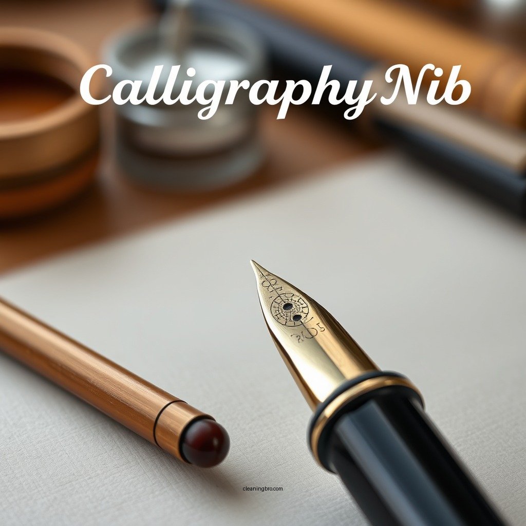 Understanding Your Calligraphy Nib - how to clean a calligraphy nib