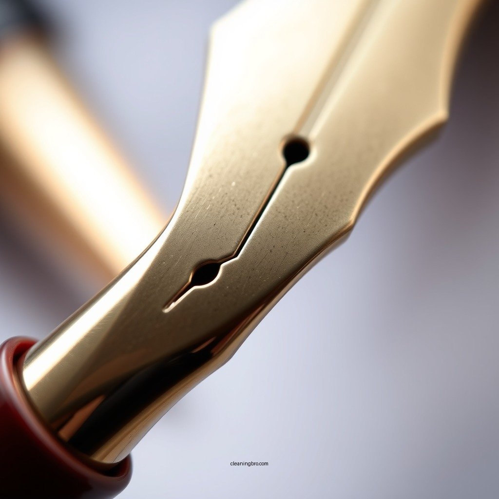 Using Cleaning Solutions - how to clean a calligraphy nib