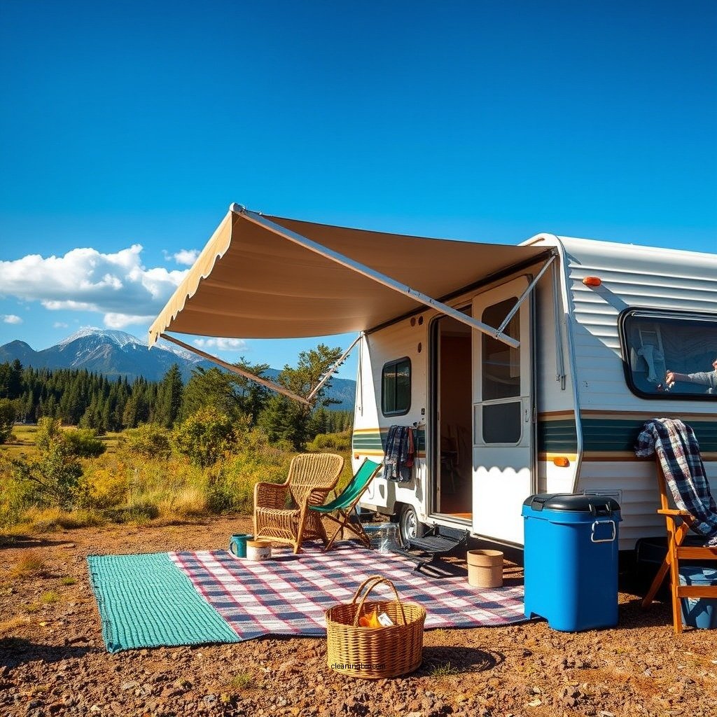 Gather Your Supplies - how to clean a camper awning