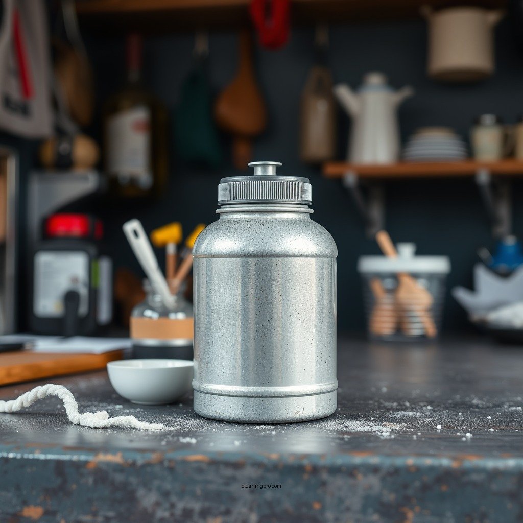Gather Your Cleaning Supplies - how to clean a canteen