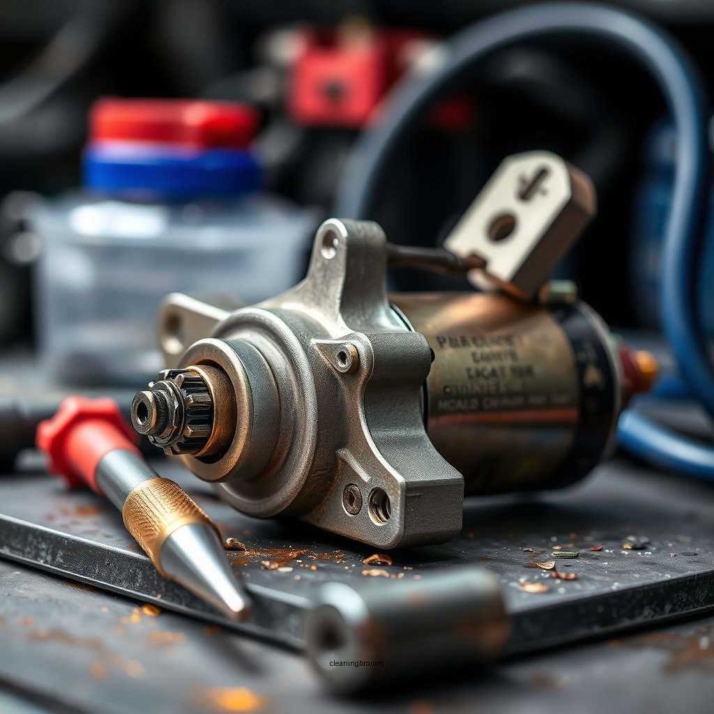 Tools and Materials Needed - how to clean a car starter