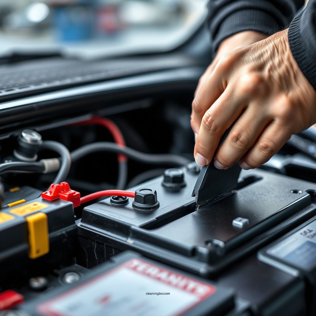 Step-by-Step Cleaning Process - how to clean a cart battery