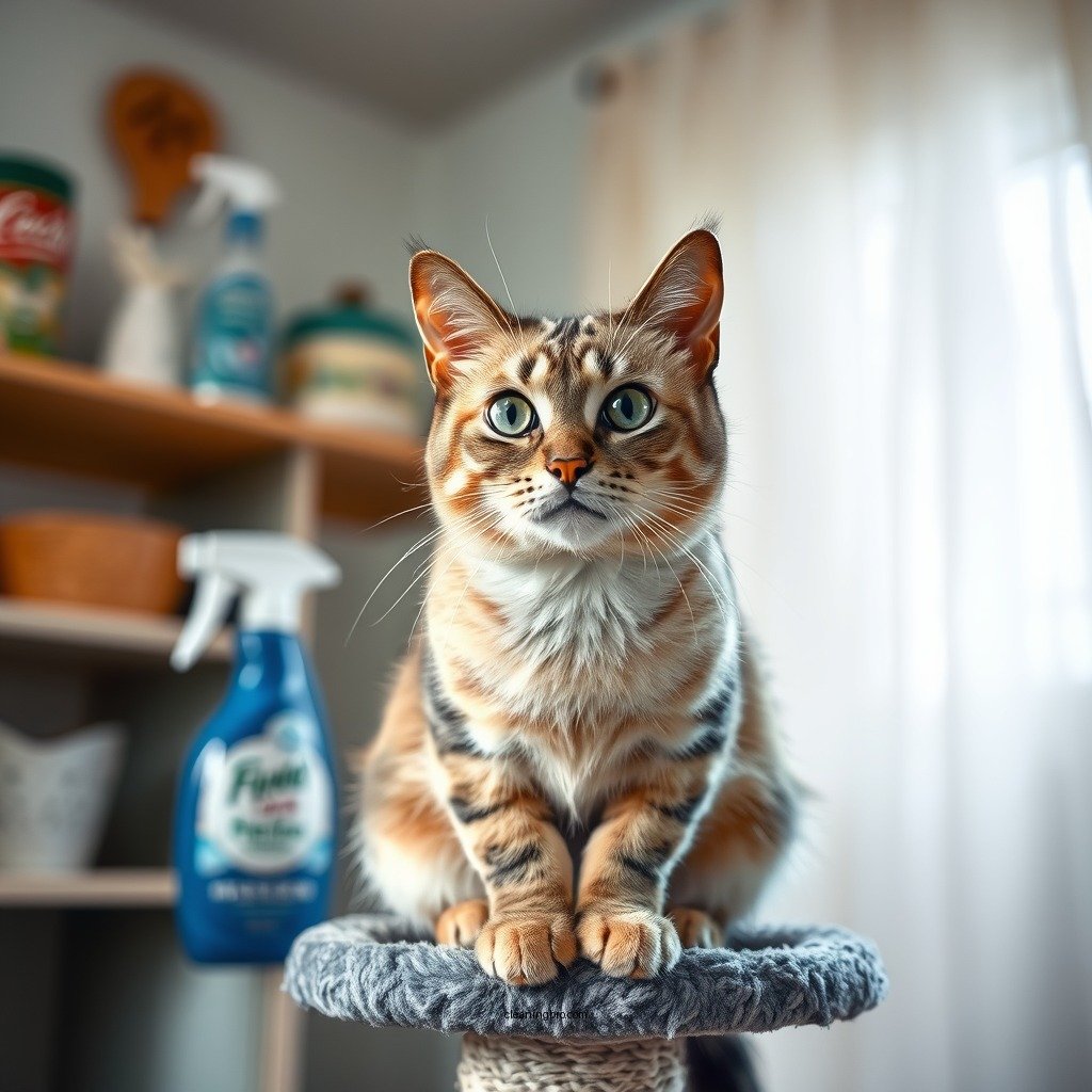 Gather Your Cleaning Supplies - how to clean a cat tree