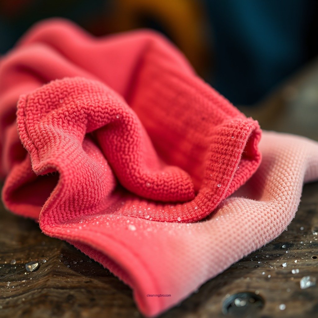 Preparing for Cleaning - how to clean a chamois cloth