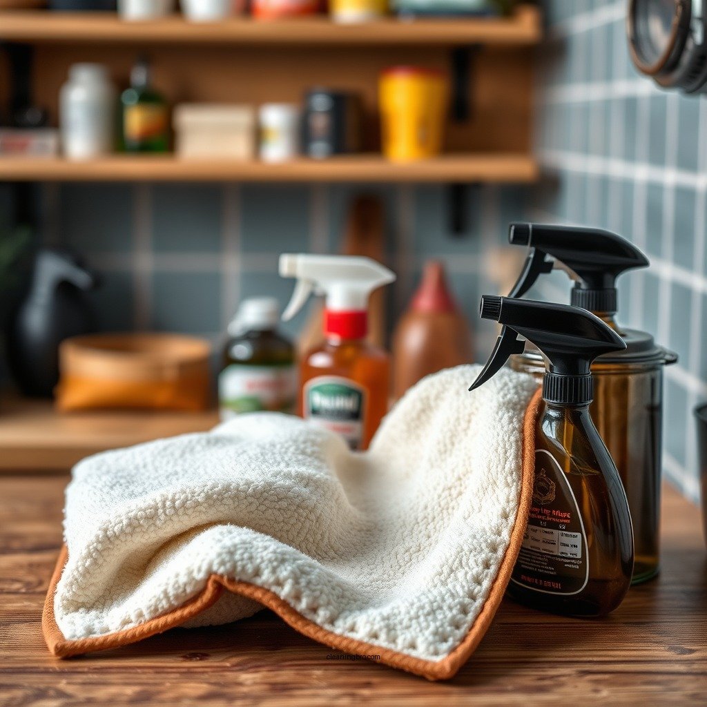 Basic Cleaning Supplies - how to clean a chamois leather