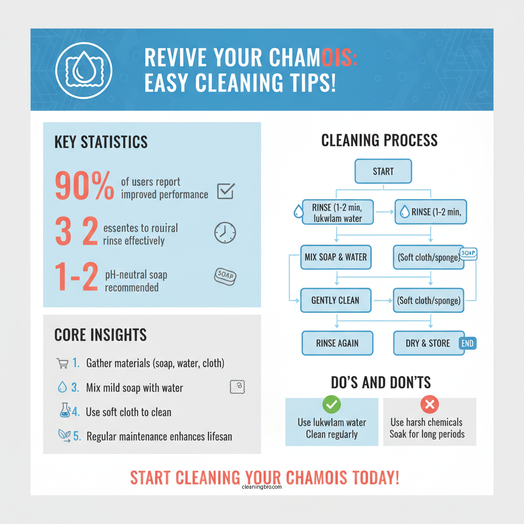how to clean a chamois leather cloth - Data Infographic and Statistics