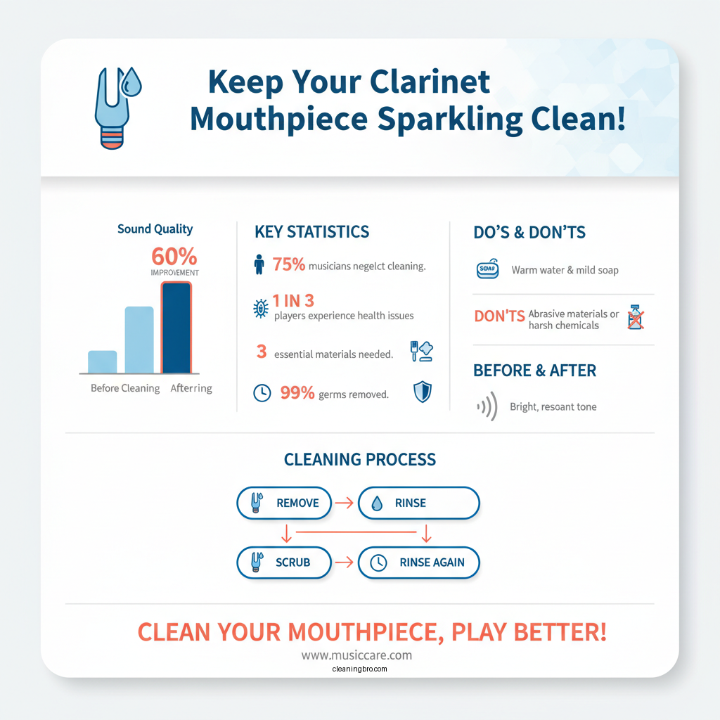 how to clean a clarinet mouthpiece - Data Infographic and Statistics