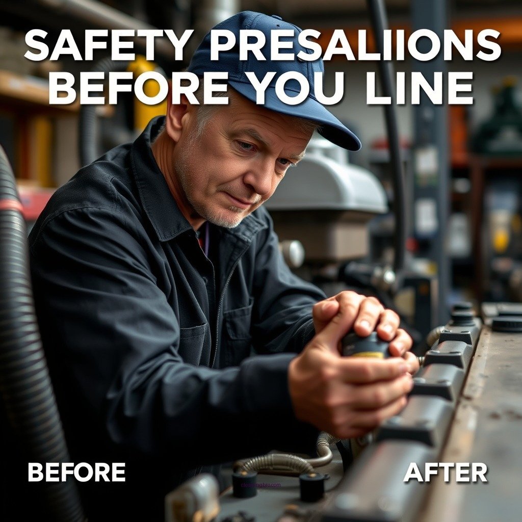 Safety Precautions Before You Begin - how to clean a clogged fuel line