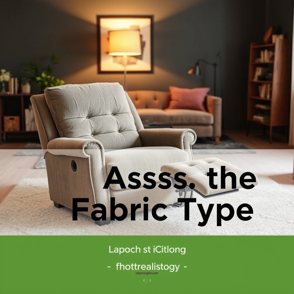 Assess the Fabric Type - how to clean a cloth recliner