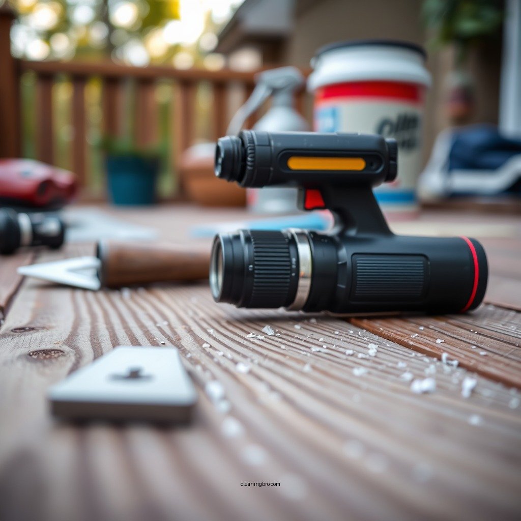 Tools and Materials Needed - how to clean a composite decking