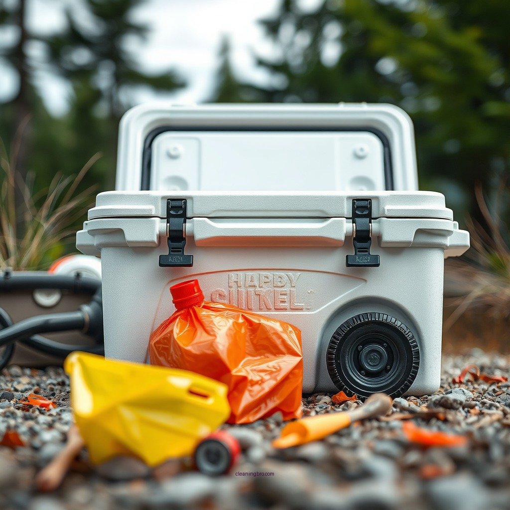 Prepare Your Cooler for Cleaning - how to clean a cooler