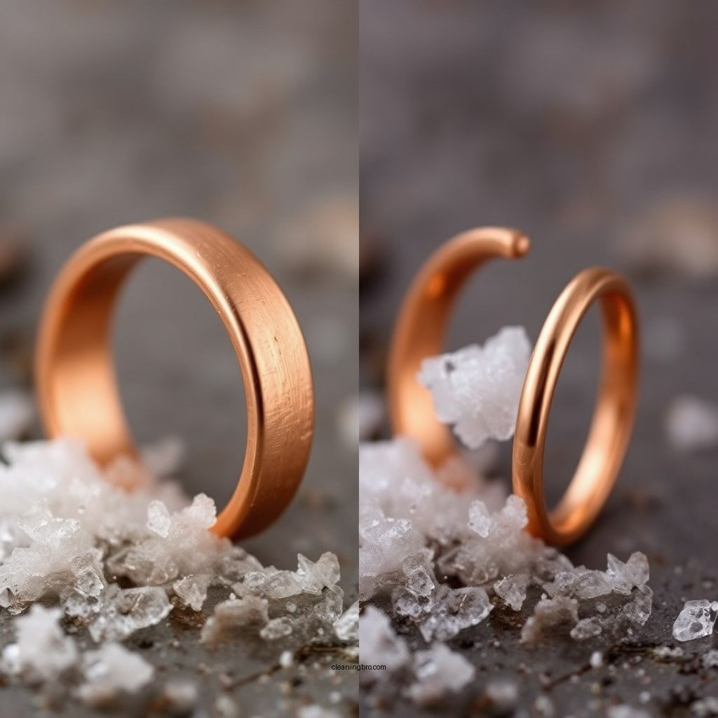 Alternative Cleaning Method: Lemon Juice and Salt - how to clean a copper ring