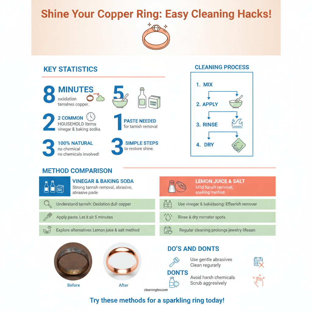 how to clean a copper ring - Data Infographic and Statistics
