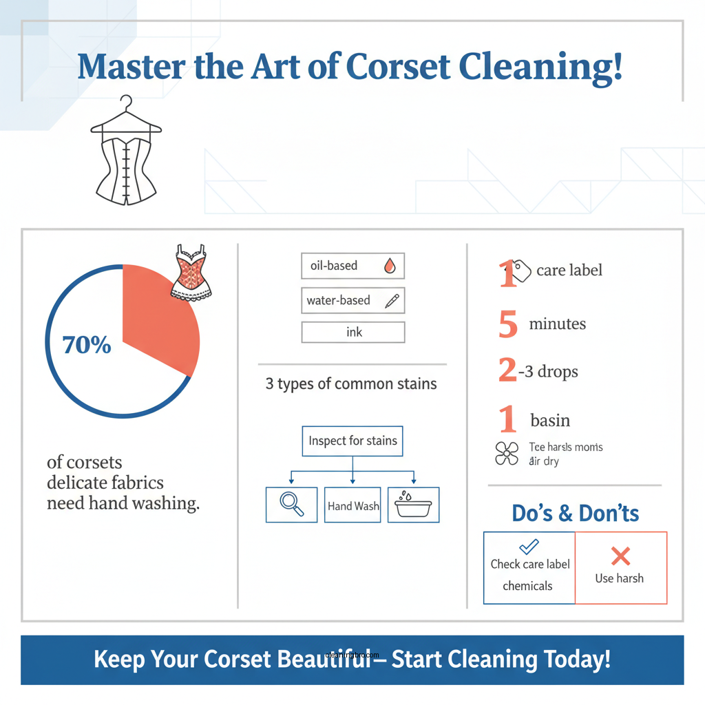 how to clean a corset - Data Infographic and Statistics