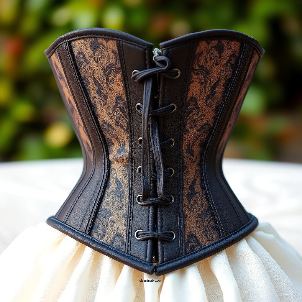 Understanding Your Corset Material - how to clean a corset