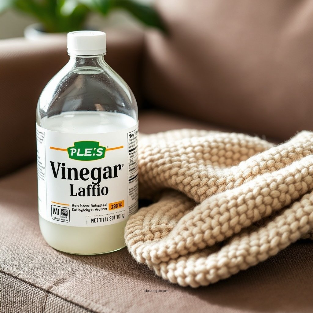 Apply a Vinegar Solution - how to clean a couch that smells like urine