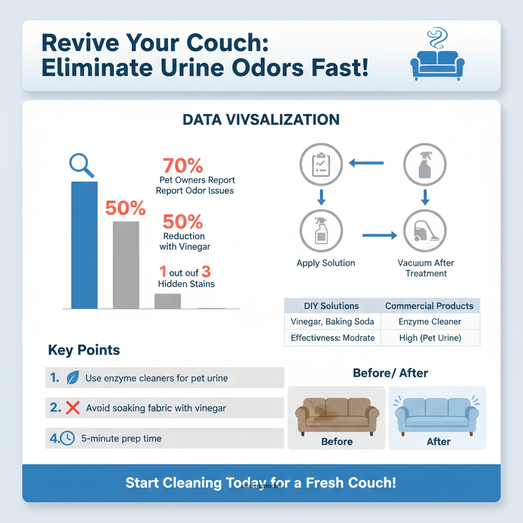 how to clean a couch that smells like urine - Data Infographic and Statistics