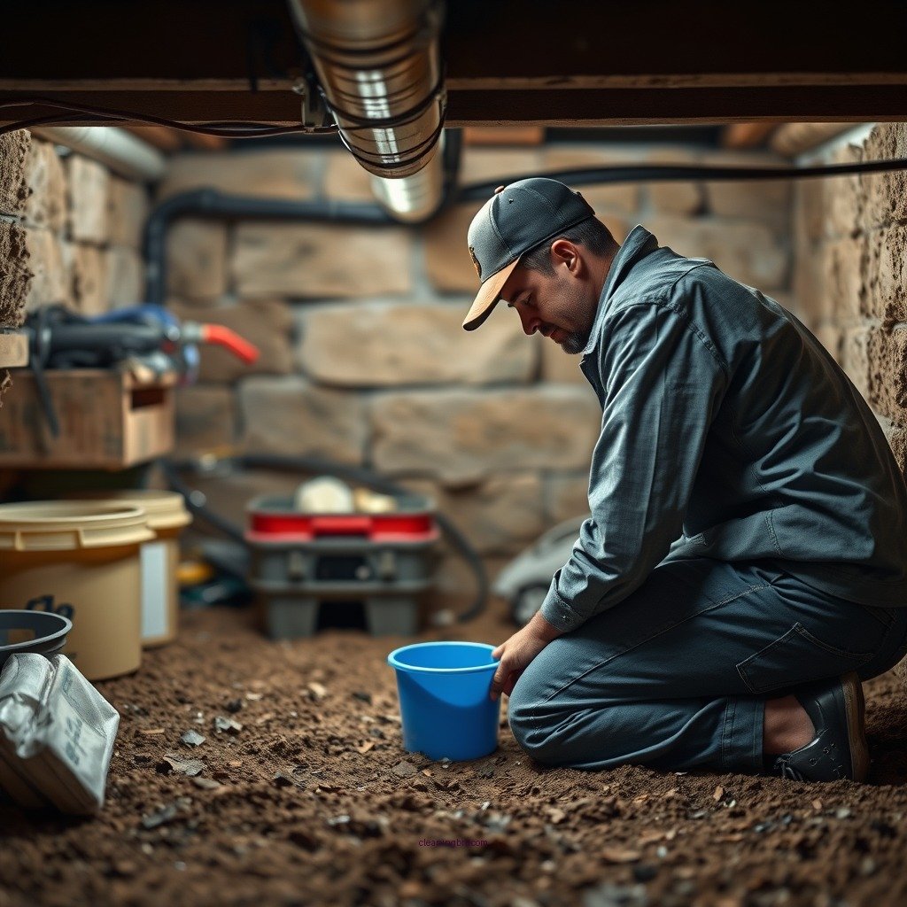 Assessing the Crawl Space Condition - how to clean a crawl space