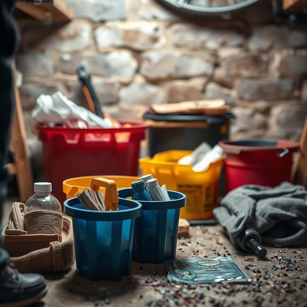 Gathering Necessary Supplies - how to clean a crawl space