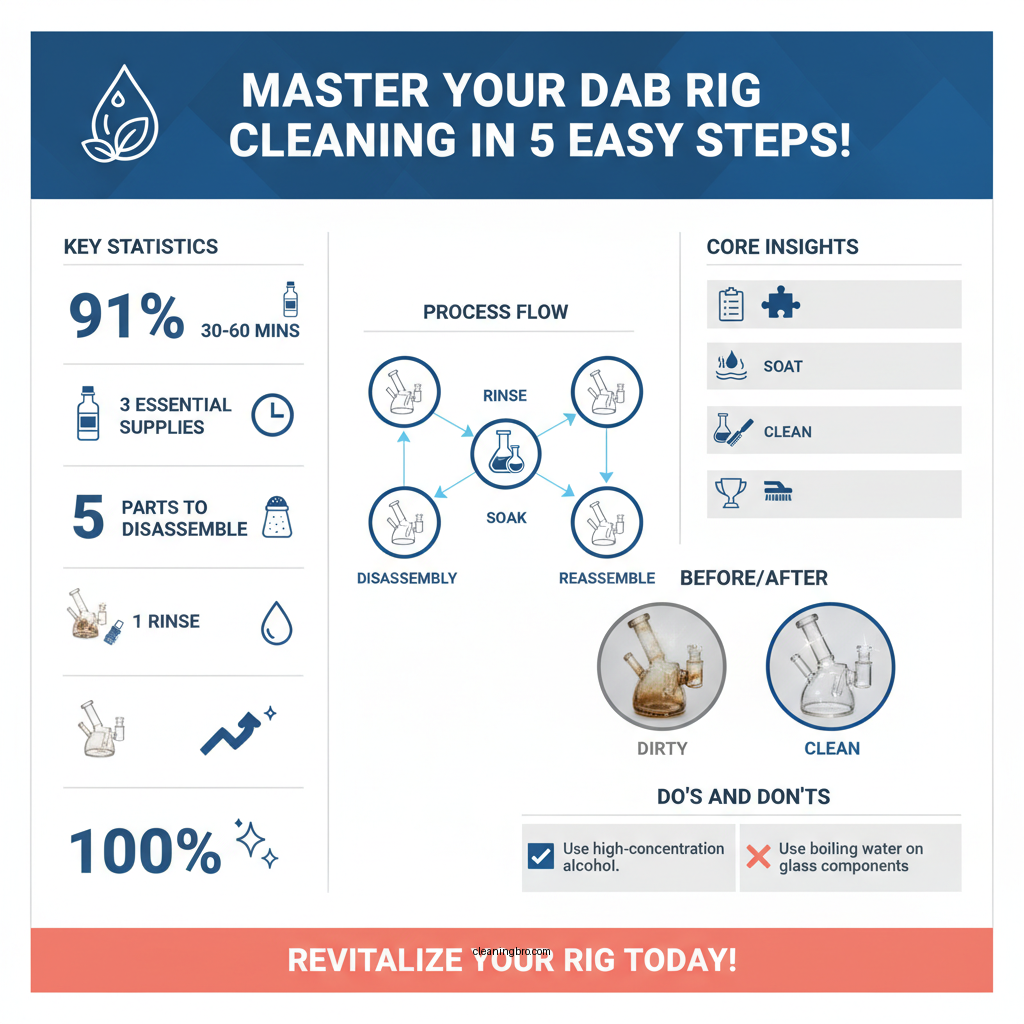 how to clean a dab rig - Data Infographic and Statistics