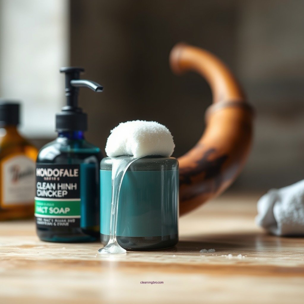 Clean with Soap - how to clean a drinking horn