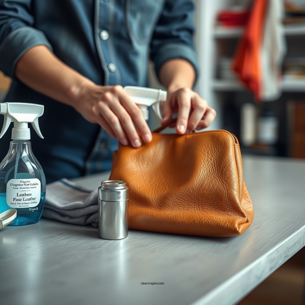 Gather Your Cleaning Supplies - how to clean a faux leather purse