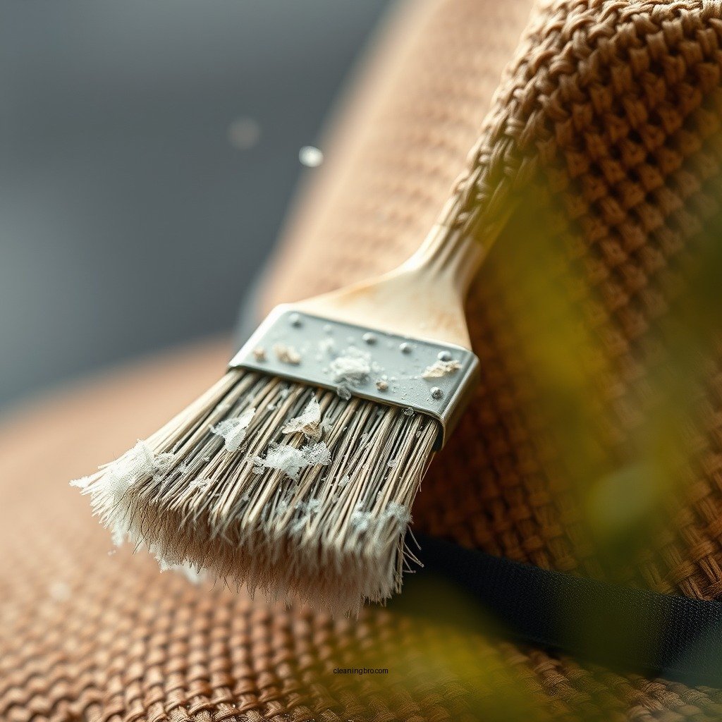 Brush Away Dust and Debris - how to clean a fedora hat