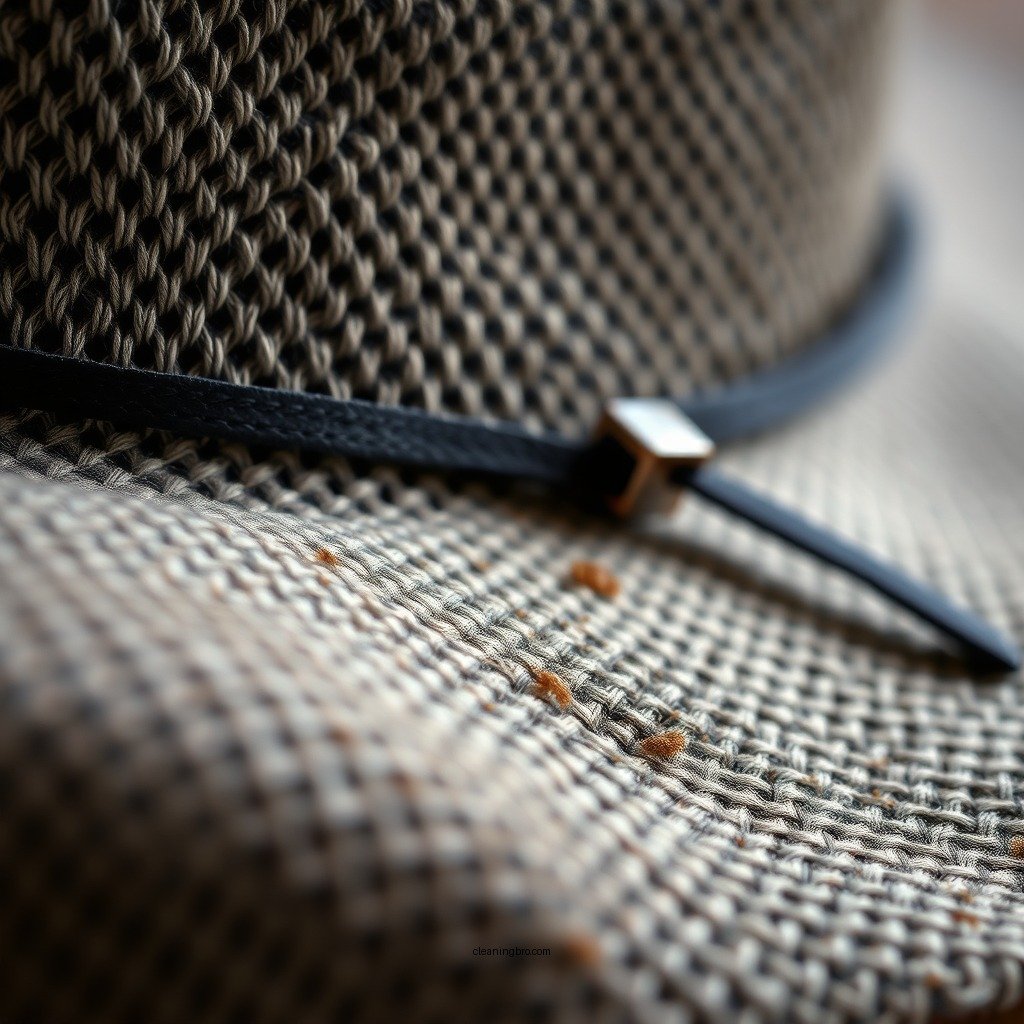 Spot Cleaning Stains - how to clean a fedora