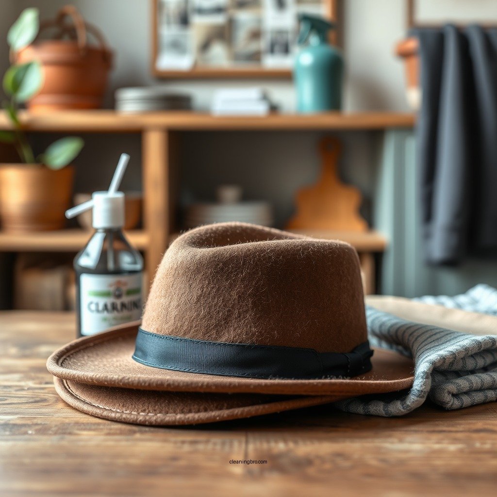 Gather Your Cleaning Supplies - how to clean a felt hat at home