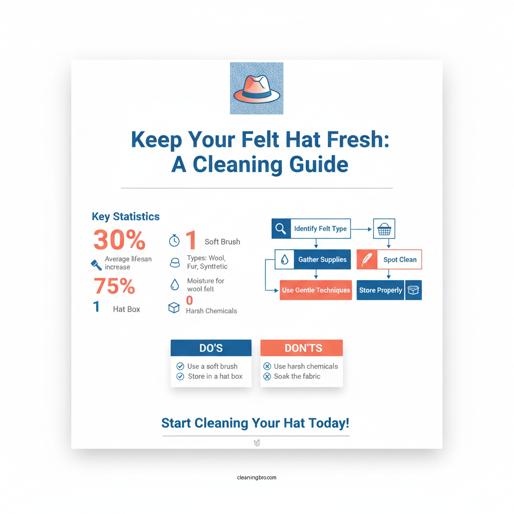 how to clean a felt hat - Data Infographic and Statistics