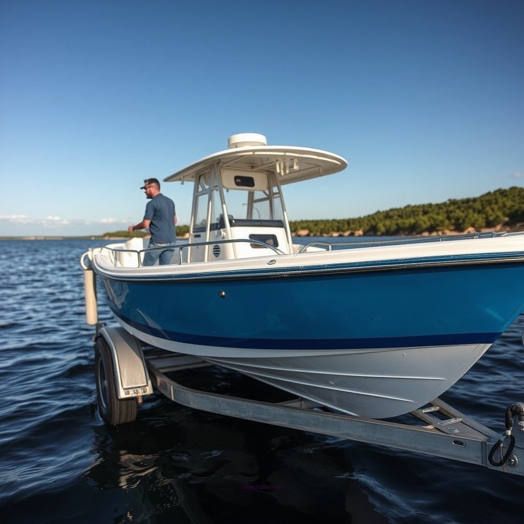 Prepare the Boat for Cleaning - how to clean a fiberglass boat