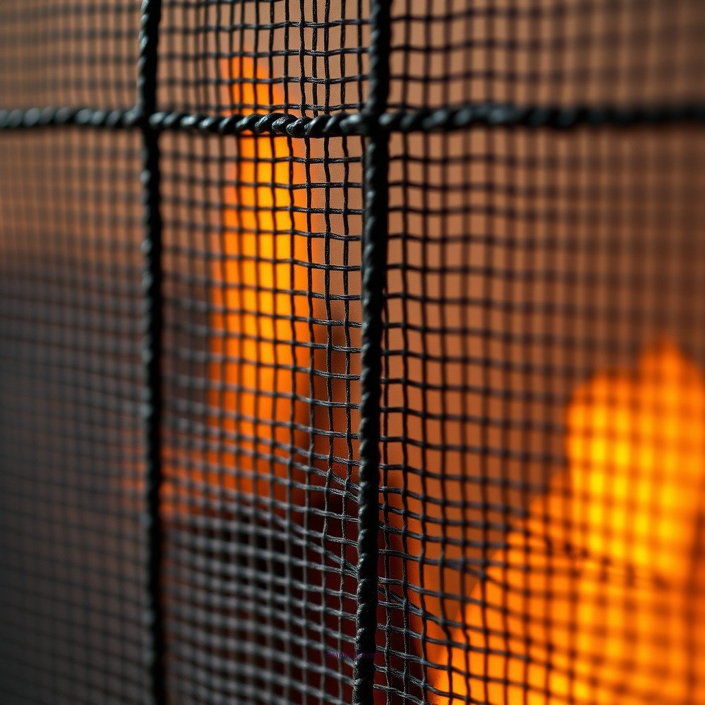 Remove the Screen - how to clean a fireplace screen