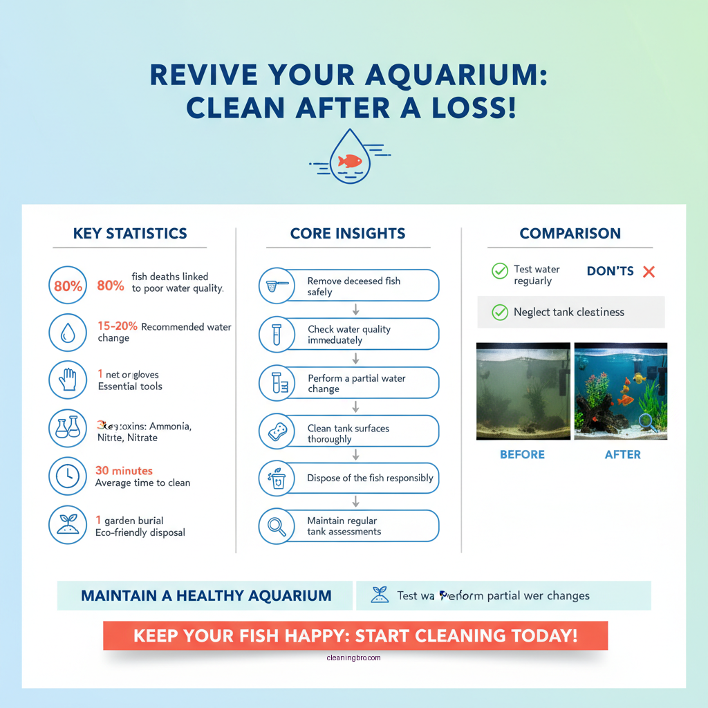 how to clean a fish tank after a fish dies - Data Infographic and Statistics