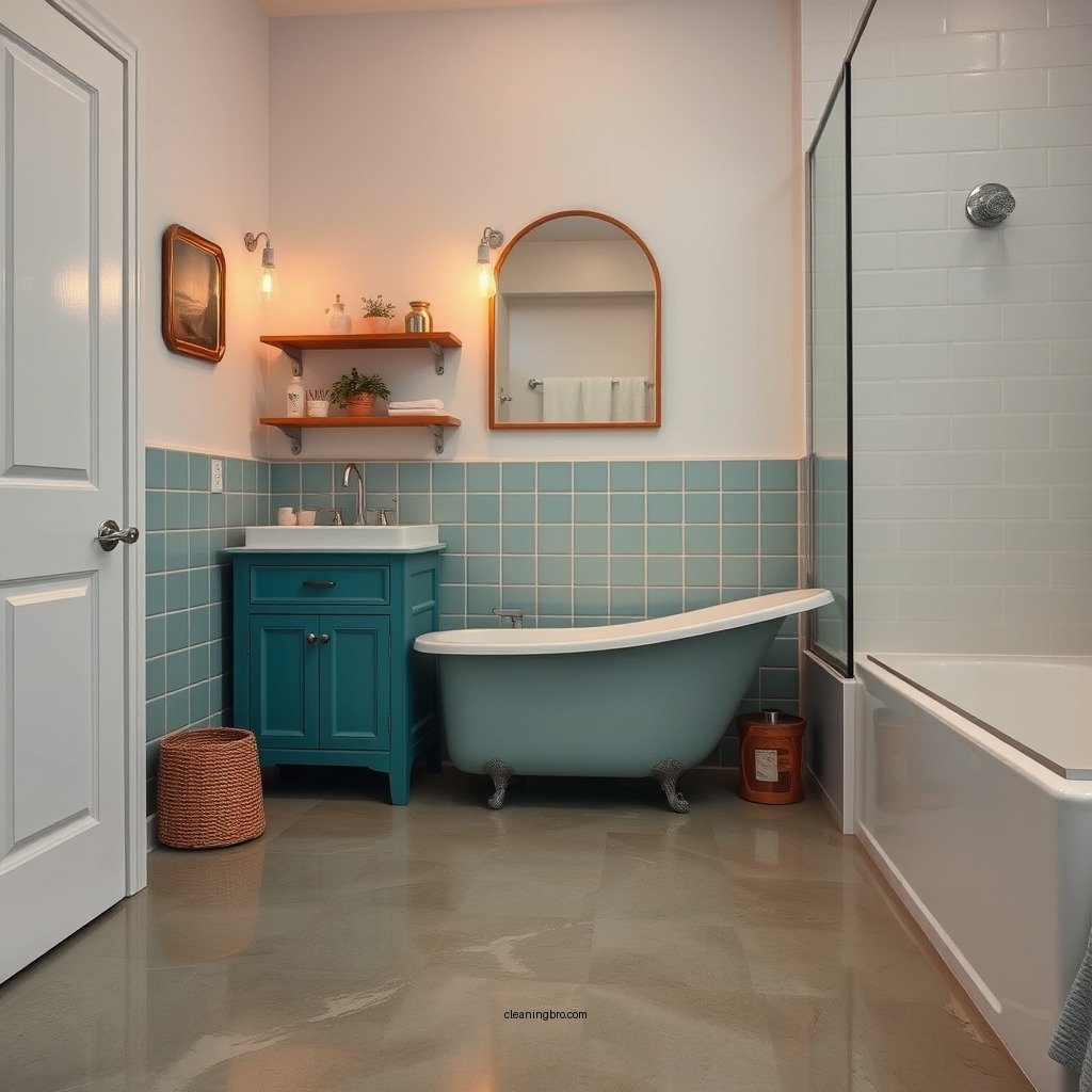 Remove Standing Water - how to clean a flooded bathroom