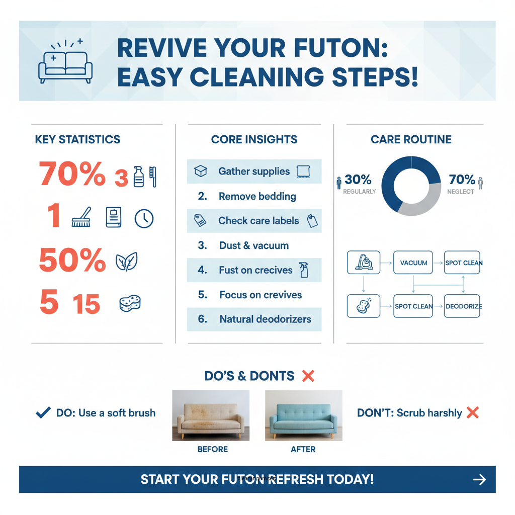 how to clean a futon - Data Infographic and Statistics
