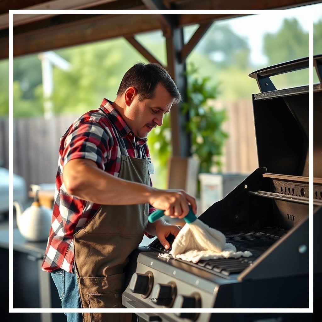 Cleaning the Interior - how to clean a gas grill after a grease fire