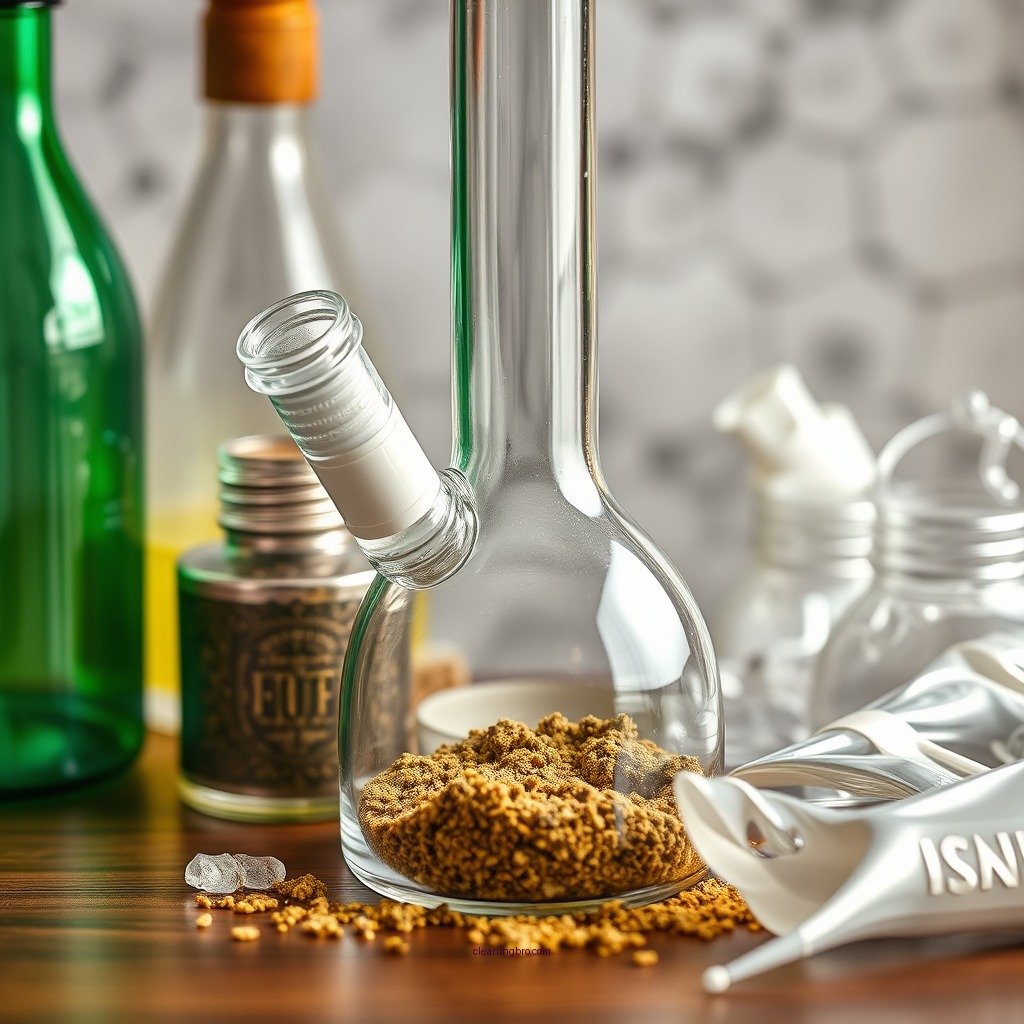 Materials Needed for Cleaning - how to clean a glass bong without alcohol