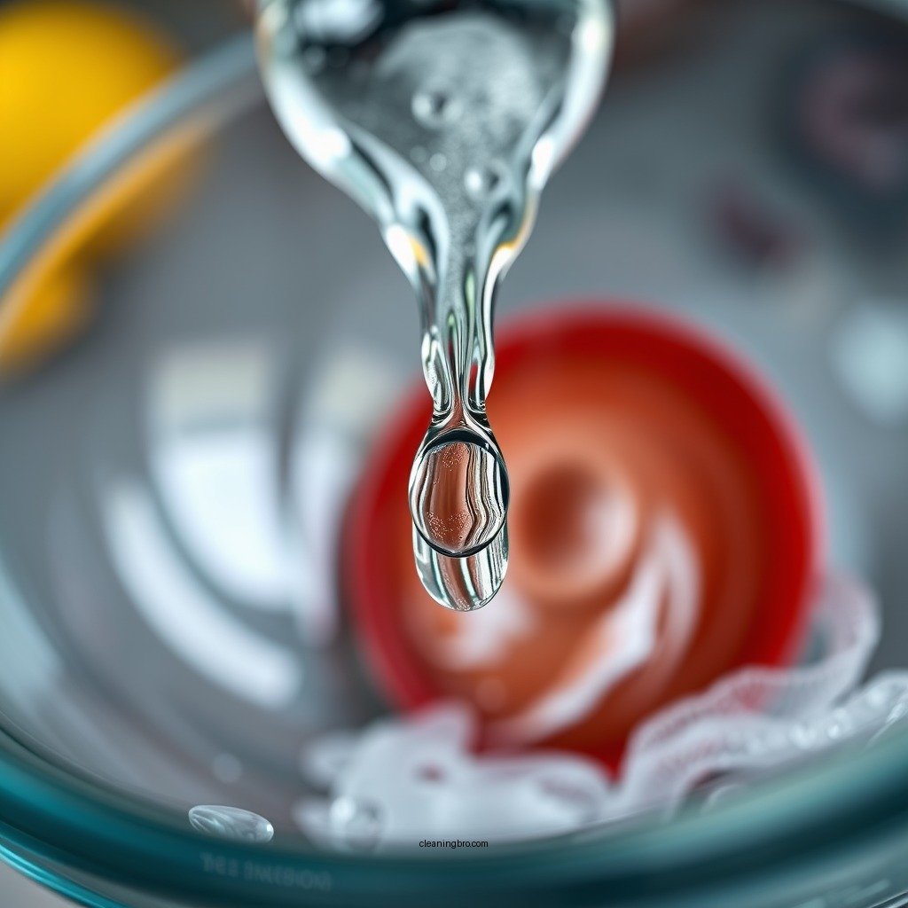 Apply Cleaning Solution - how to clean a glass bowl