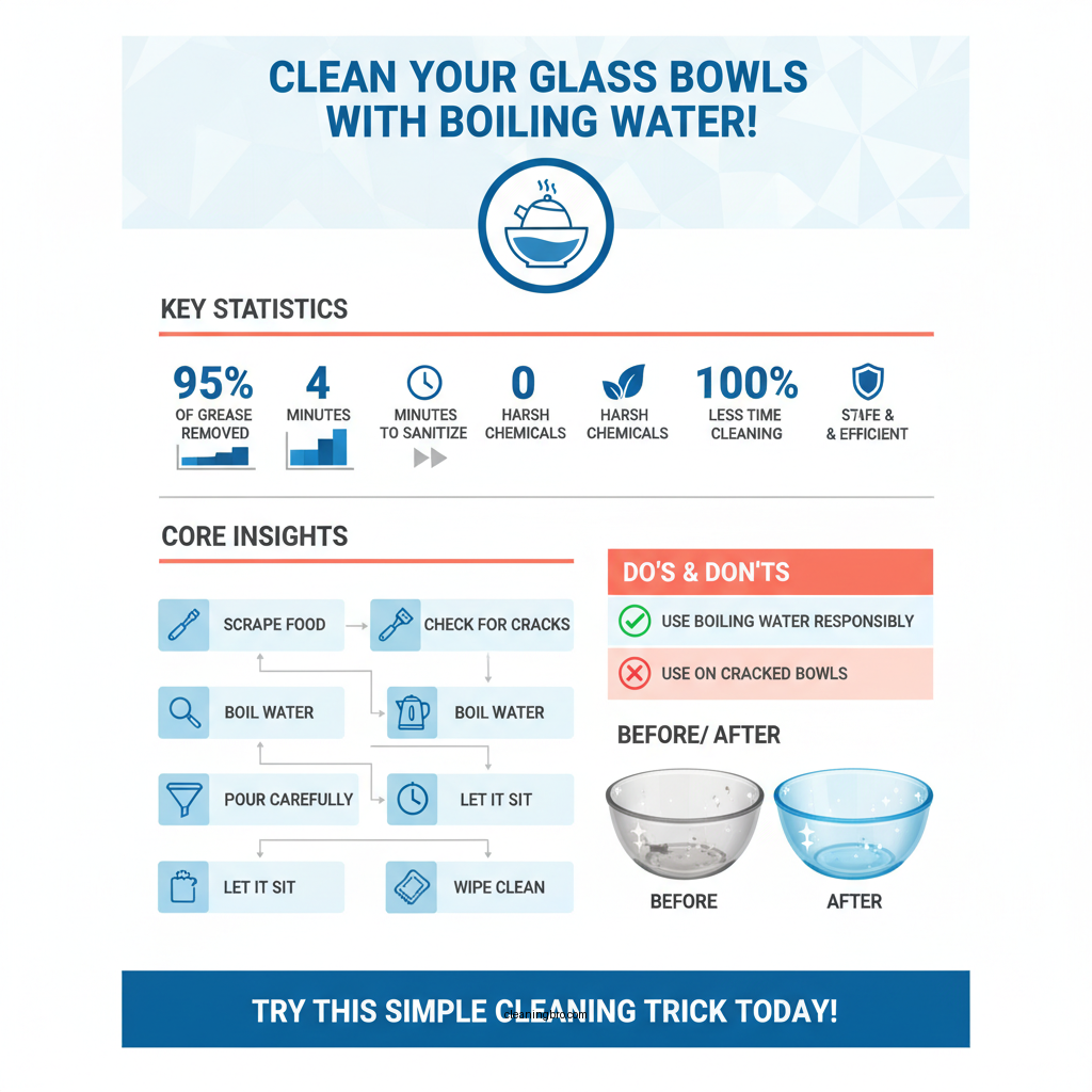 how to clean a glass bowl in boiling water - Data Infographic and Statistics