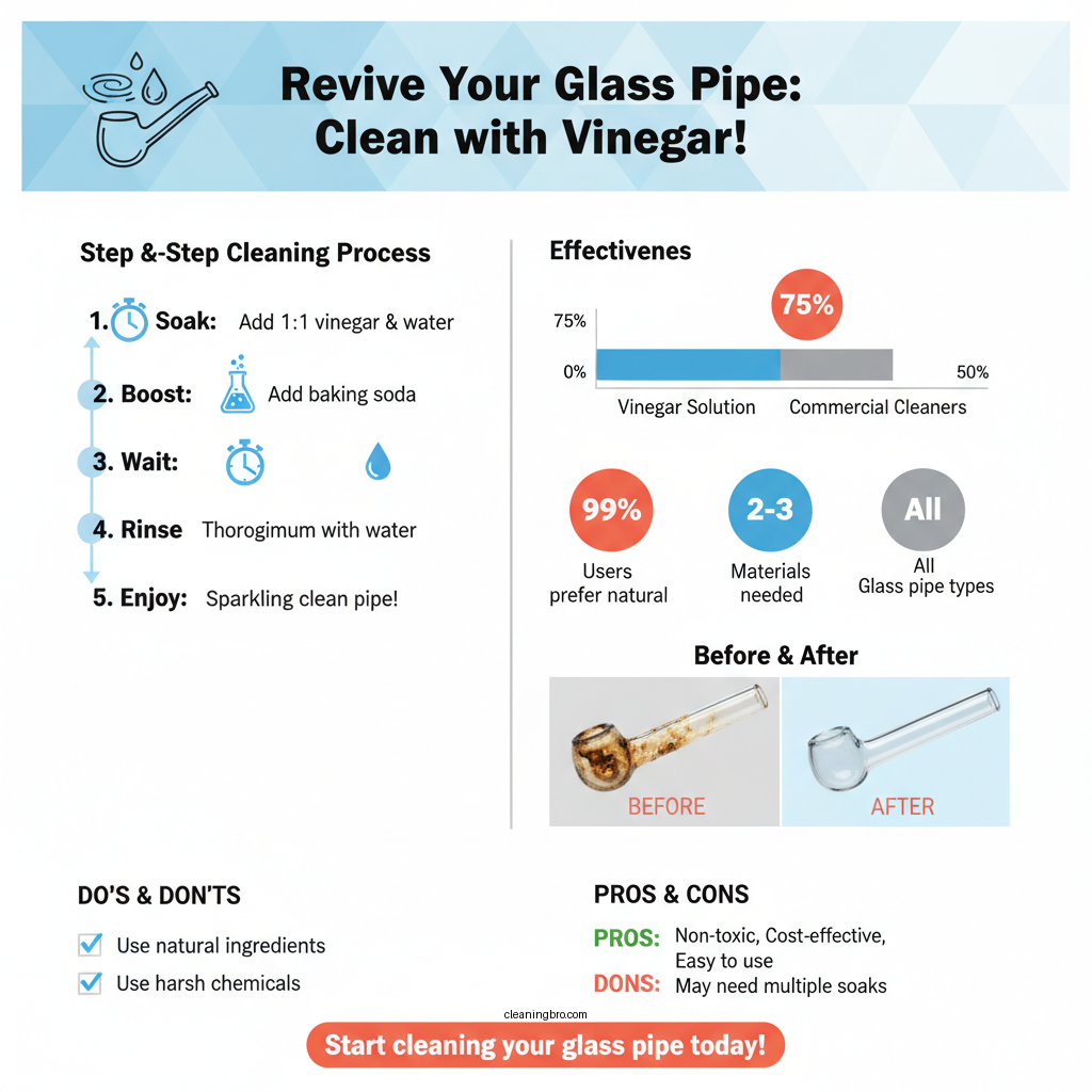 how to clean a glass pipe vinegar - Data Infographic and Statistics