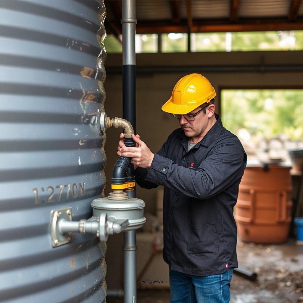 Safety Precautions - how to clean a grey water tank