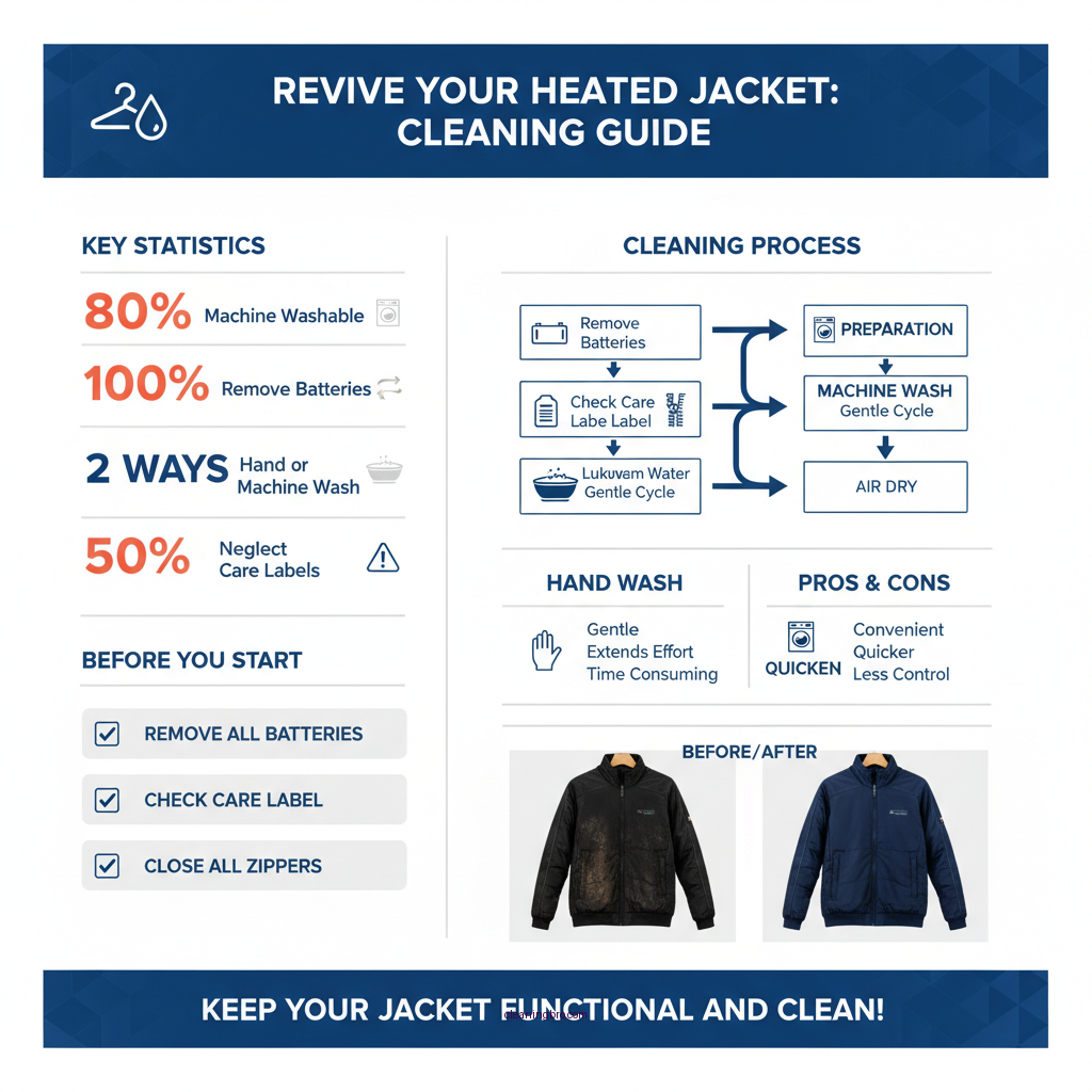 how to clean a heated jacket - Data Infographic and Statistics