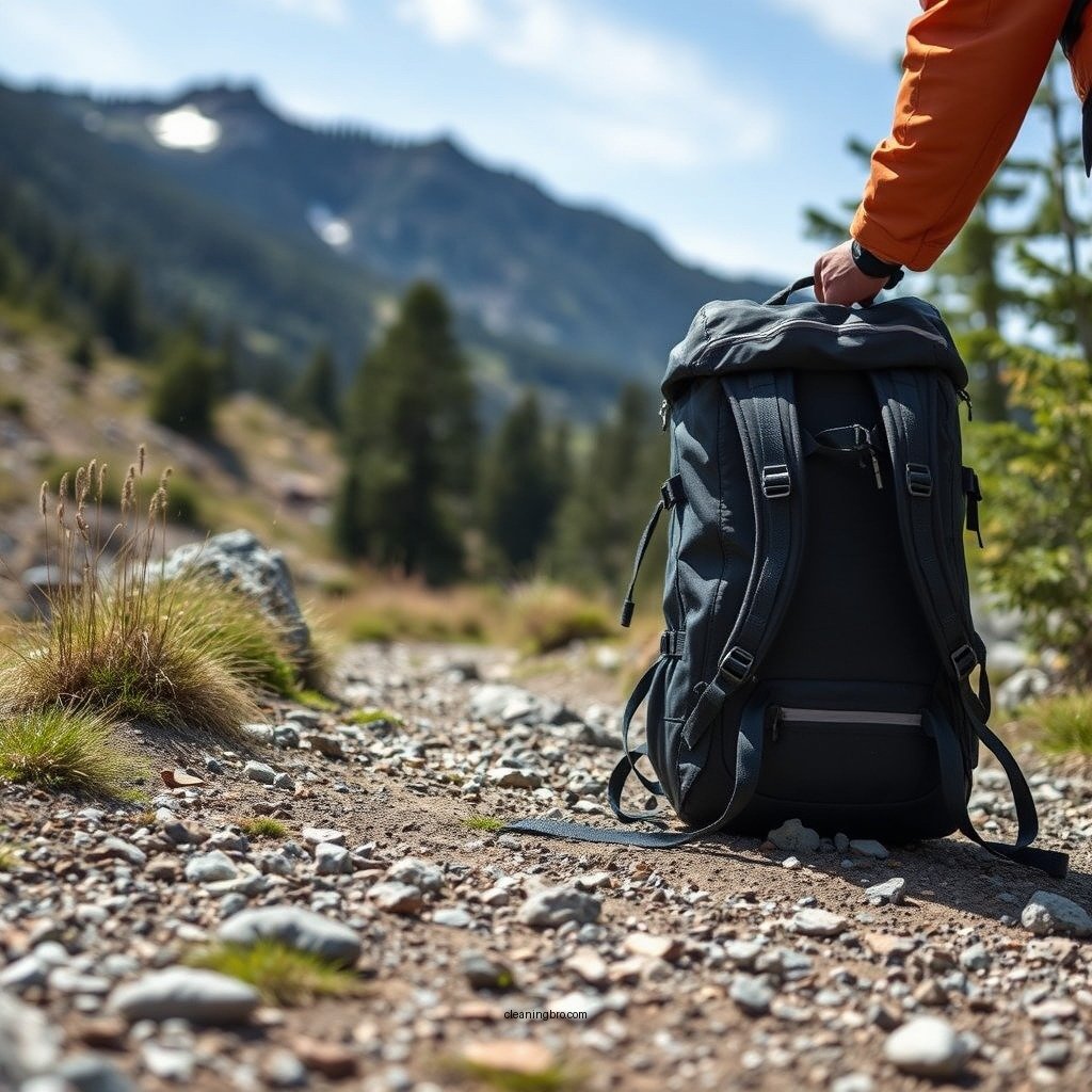Preparing Your Backpack for Cleaning - how to clean a hiking backpack
