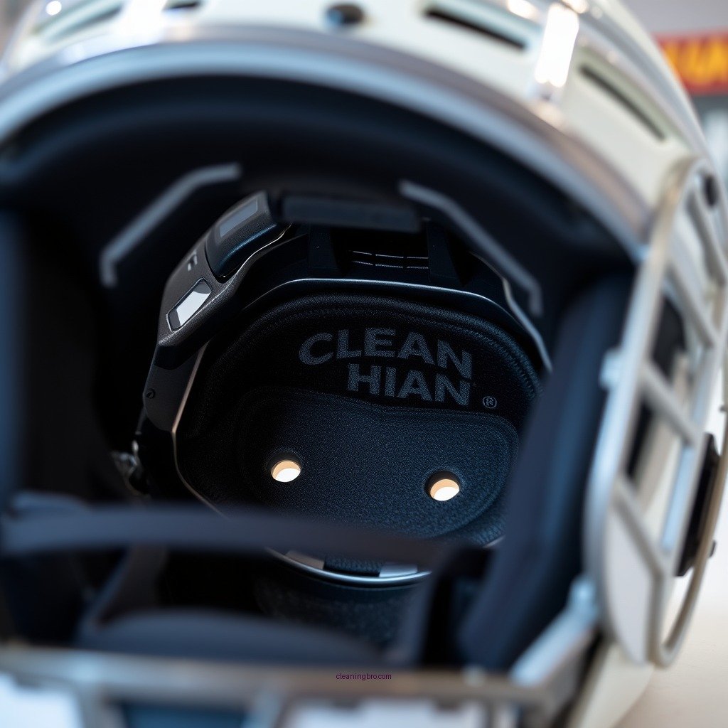 Clean the Helmet Interior - how to clean a hockey helmet