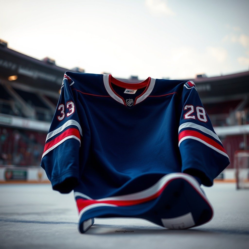 Preparing the Jersey for Cleaning - how to clean a hockey jersey