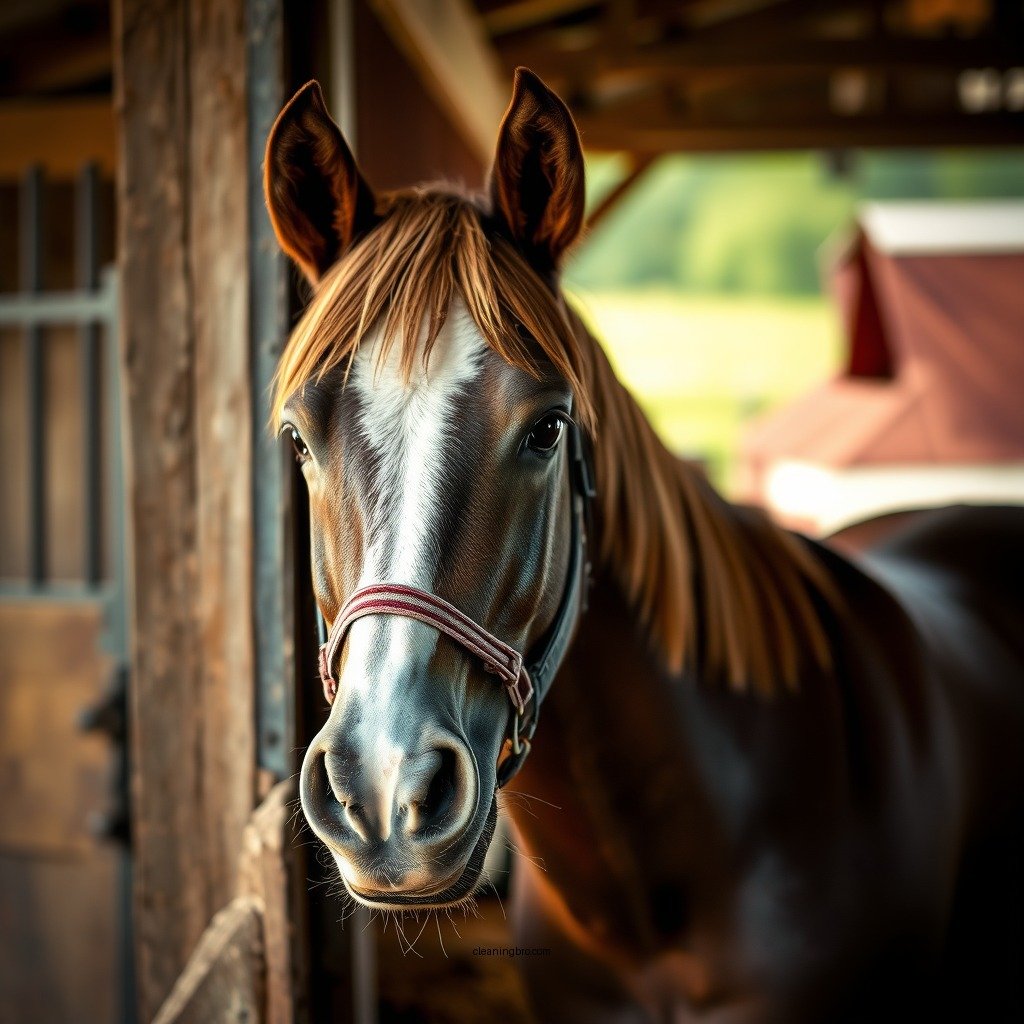 Remove Waste and Old Bedding - how to clean a horse stable