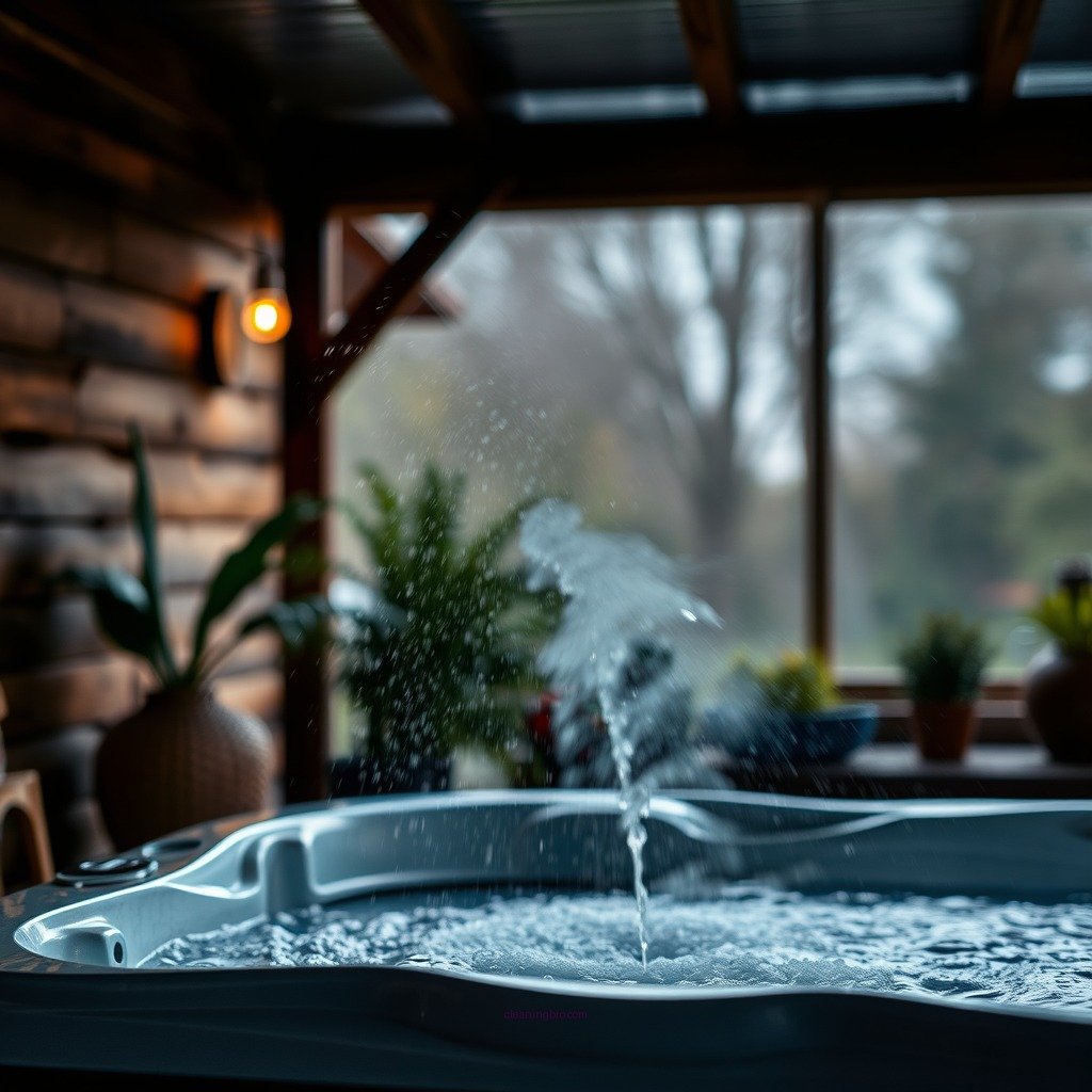 Drain the Hot Tub - how to clean a hot tub shell