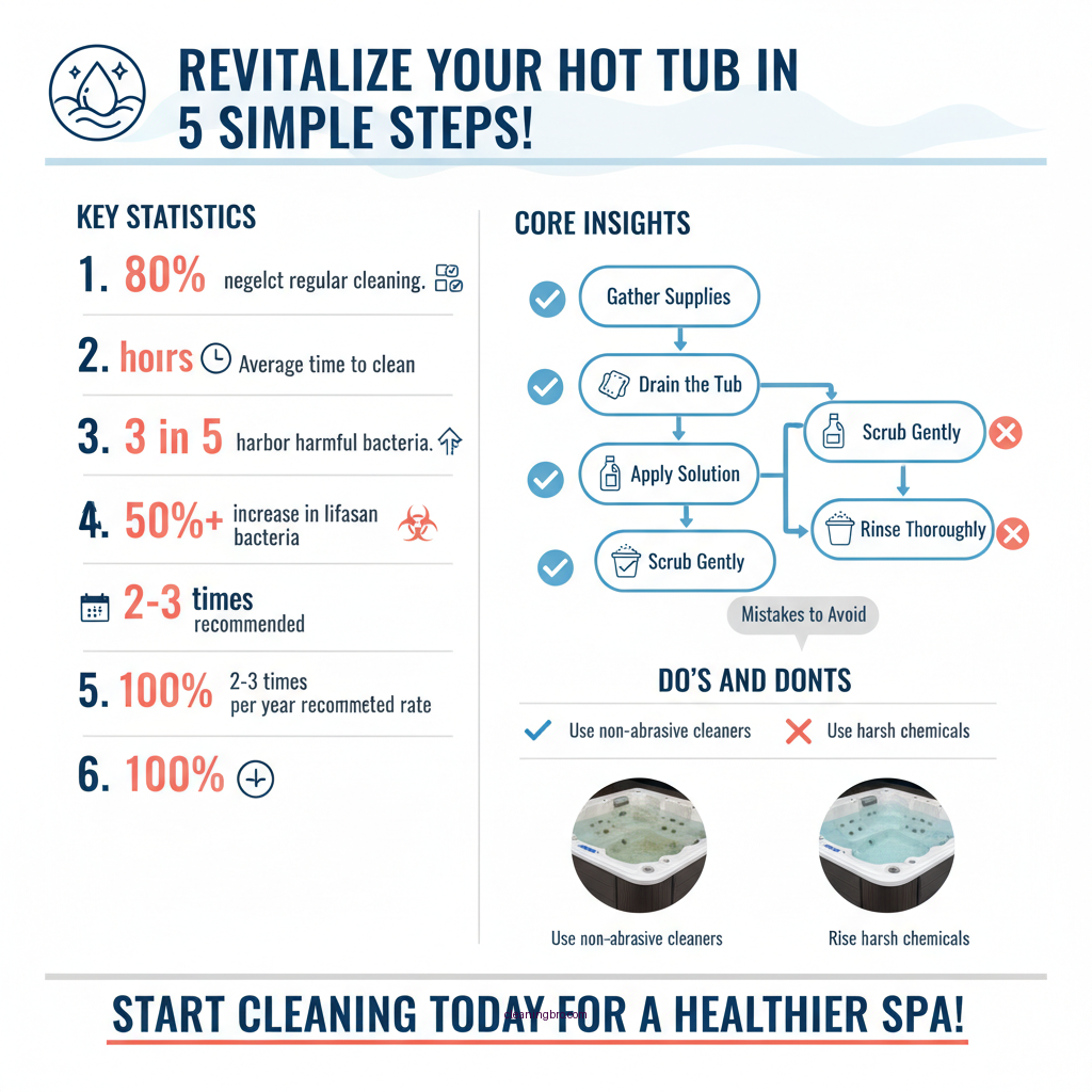 how to clean a hot tub shell - Data Infographic and Statistics