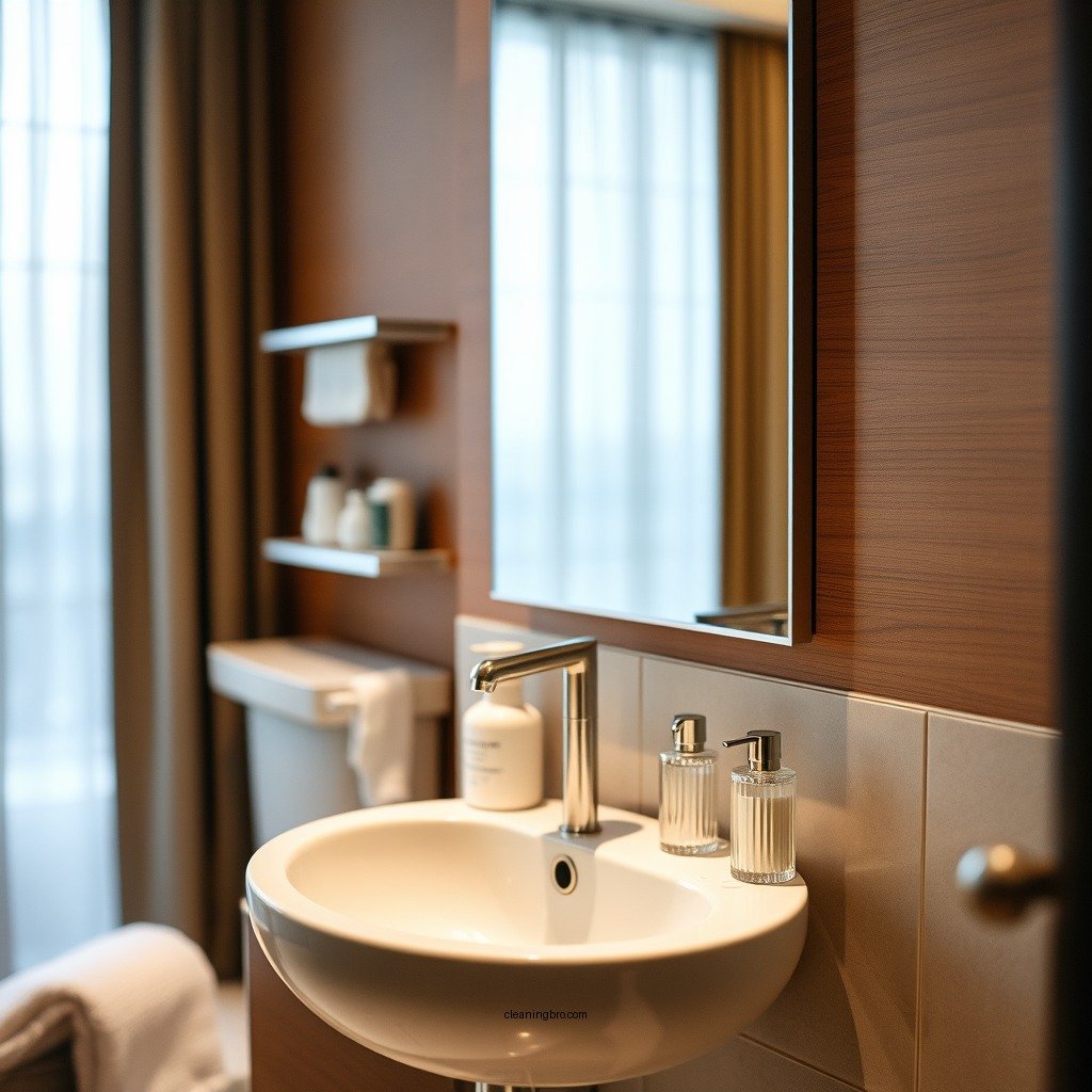 Bathroom Cleaning Essentials - how to clean a hotel room checklist
